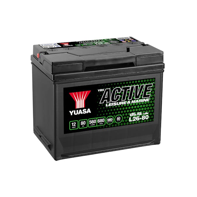 Fritidsbatteri Yuasa Leisure 80Ah 560A
