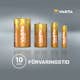 Batteri VARTA Alkaliska Longlife LR03/AAA 10-Pack