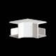 Innerhörn till Matarkanal Hager LF/LFH 40 x 40 mm PVC Vit RAL 9016