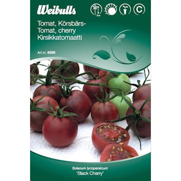 Frö Tomat Weibulls Black Cherry