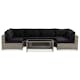 Loungegrupp Comfort Garden Bahamas 6-sits med Utebord m Hylla 5 Utomhus