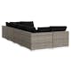 Loungegrupp Comfort Garden Bahamas 6-sits med Utebord m Hylla 5 Utomhus