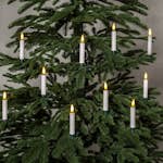 Julgransbelysning Star Trading Flamme Trådlösa ljus med 3D-låga 10-pack