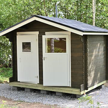 Förråd Luoman Lillevilla Karviainen 6 m² Friggebod Byggsats i Trä med Sadeltak