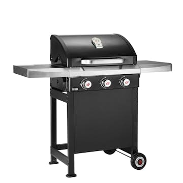 Gasolgrill Landmann Rexon PTS 3.0 Rostfritt Stål med 3 Brännare & Fällbara Bord