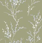 Tapet Laura Ashley Pussy Willow Moss Grön 121074