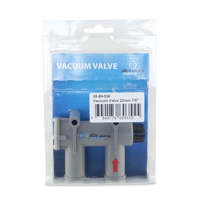 Vakumventil Albin Group Marine 22 mm 7/8"