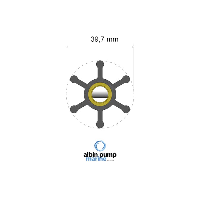 Impellerkit Albin Group Marine Premium 06-01-003