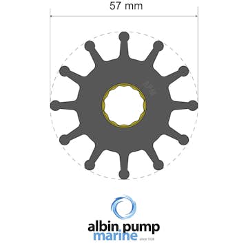 Impellerkit Albin Group Marine Premium 06-01-012