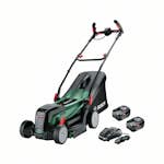 Gräsklippare Bosch Power Tools Universalrotak 2X18V-37-550 med Batteri och Laddare