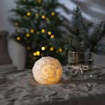 Blockljus Star Trading Snowball LED Batteriljus