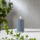 Blockljus Star Trading Flamme Stripe