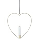 Inomhusdekoration Star Trading Flamme Heart Vägg