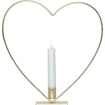 Inomhusdekoration Star Trading Flamme Heart Fristående