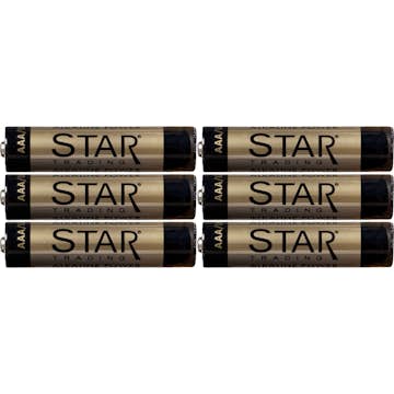 Batteri Star Trading AAA Power Alkaline 6-pack
