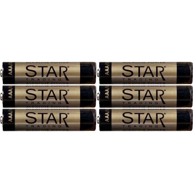 Batteri Star Trading AAA Power Alkaline 6-pack