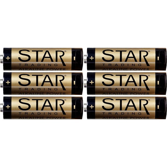 Batteri Star Trading AA Power Alkaline 6-pack 2900mAh