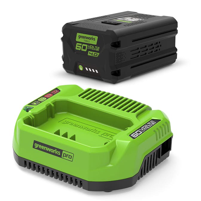 Startpaket Greenworks GSK60B4 60V Med Universalladare & Batteri 4Ah