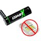 Batteri Coast Uppladdningsbara AA 1,5V 2400 mAh 4-pack inkl Laddningskabel