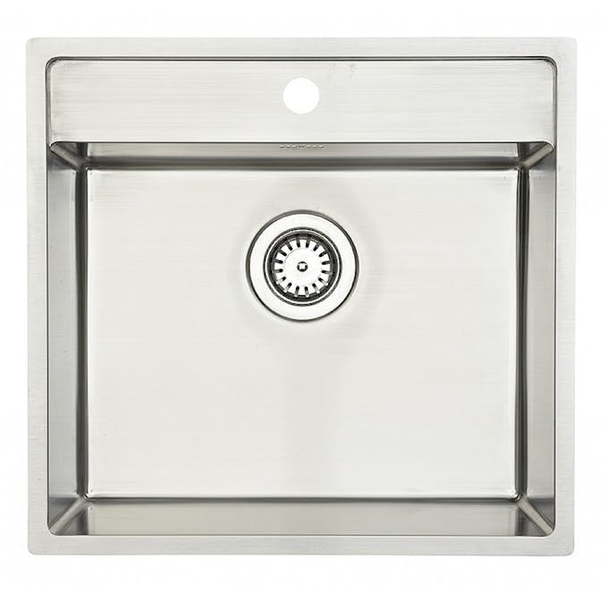 Diskho Lavabo Nexus 60 Rostfri 530 mm Enkel med Korgventil & Vattenlås