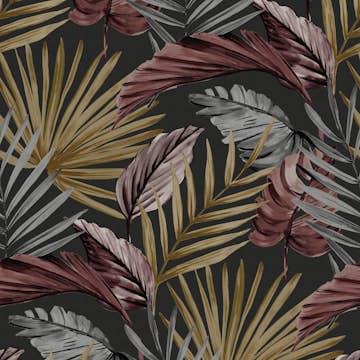 Tapet WOW Flow Svart/Röd/Brun