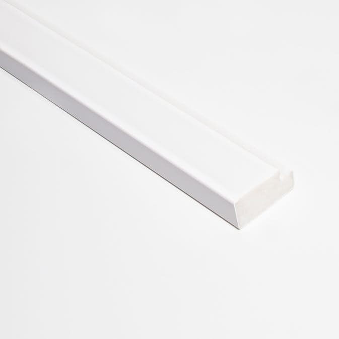 Avslutningslist Lamelio Infinity Olmo Vit Avslut 2,6 cm Höger