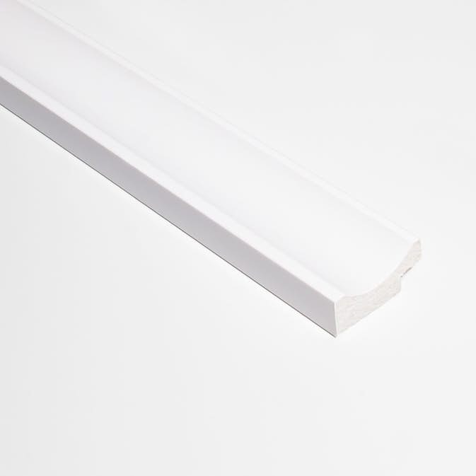 Avslutningslist Lamelio Infinity Onda Vit Avslut 3,2 cm Höger