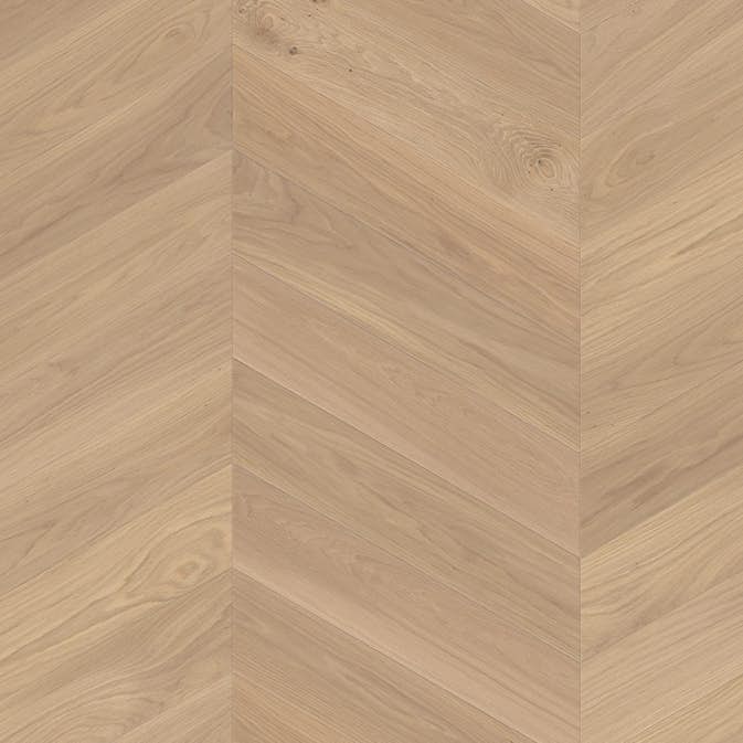Plank Boen Ek Adagio Vit Chevron Live Natural HV-Olja