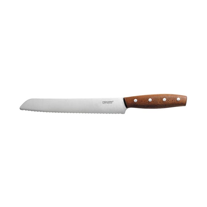 Brödkniv Fiskars Norr 21 cm – Tandad Kniv i Rostfritt Stål
