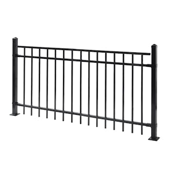 Staket Skotte Garden Populär Svart 180x90 cm