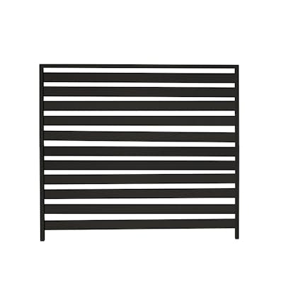 Aluminiumstaket Skotte Garden Rand Svart