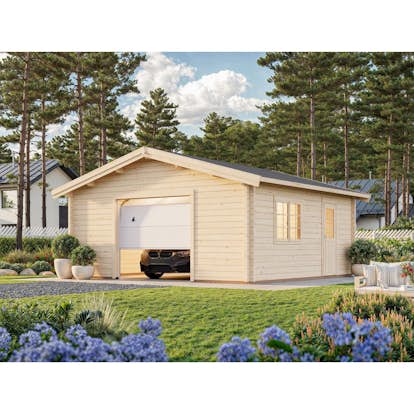 Garage Palmako Roger med Garageport 29,2 m2