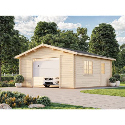 Garage Palmako Roger 23,9 m2 med Takskjutport