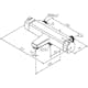Badkarsblandare Damixa Pine Thermixa 700 160 cc