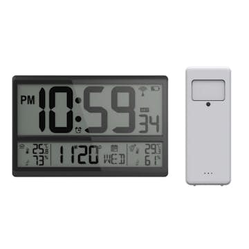 Termometer Soletek W03 Jumbo för Inomhus- och Utomhus