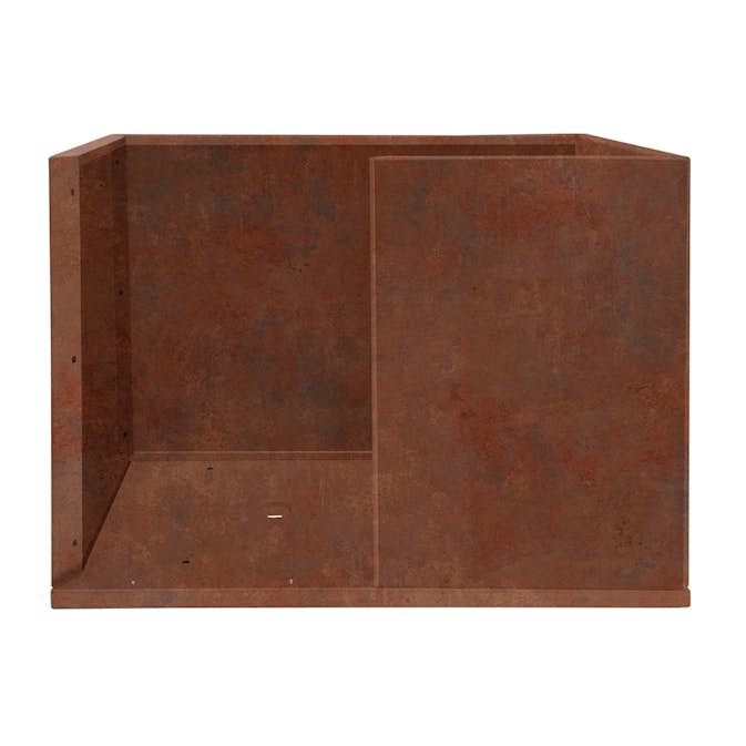 Kruka Skotte Garden Modulär Corten Hörn