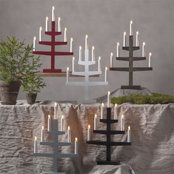 Adventsljusstake Star Trading Trapp 7L