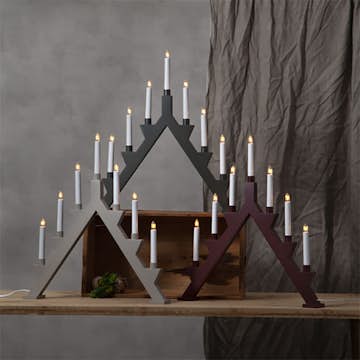 Adventsljusstake Star Trading Zack 53 cm