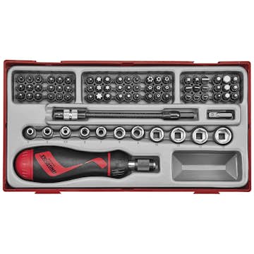 Bitsskruvmejselsats 84 delar Teng Tools TTMDR84