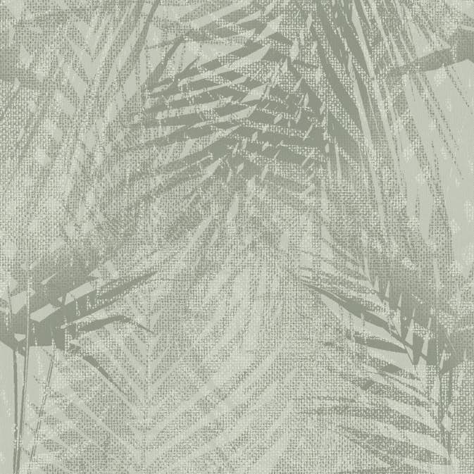 Tapeter Art For The Home Ren Natur Palm 104638 Non Woven, Mönstrad Grön