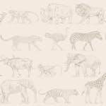 Tapet Boutique Safari Beige