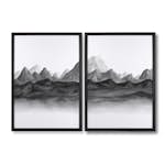 Tavlor Art for the Home Akvarell Landskap Set