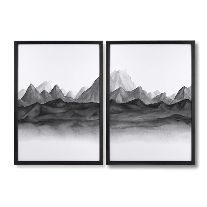Tavlor Art for the Home Akvarell Landskap Set