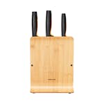 Knivblock Fiskars Functional Form i Miljövänligt Bambu Inkl 3 Proffessionella Knivar