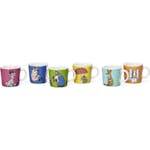 Mini-mugg Arabia Mumin Klassiker 6-pack