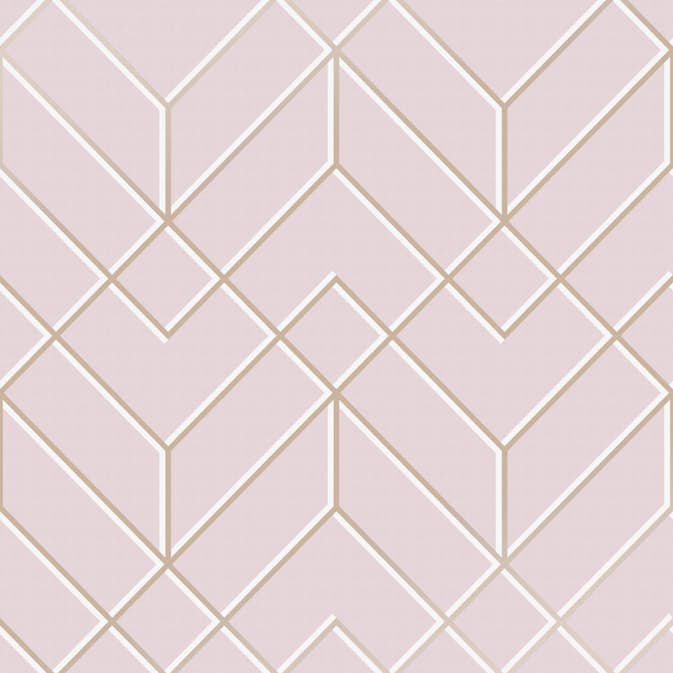 Tapet Superfresco Easy Losanges Filaires Rosa