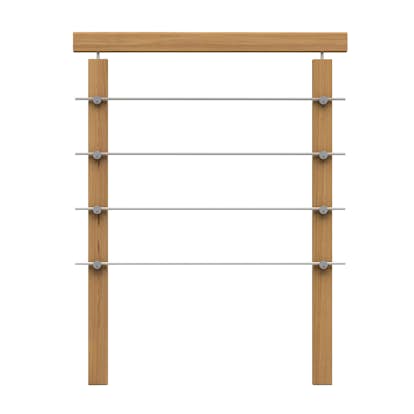 Skyddsräcke Dolle Lyon Horisontellt Stål