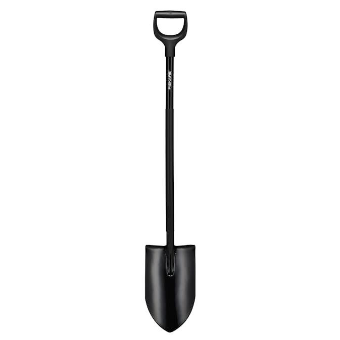 Spade Fiskars Ergonomic Pro Spetsig Svart XL