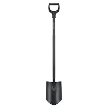 Spade Fiskars Comfort Spetsig Svart
