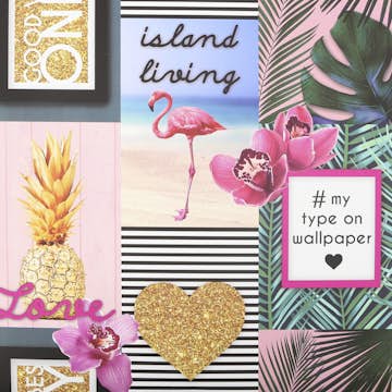 Tapet Fresco Island Living